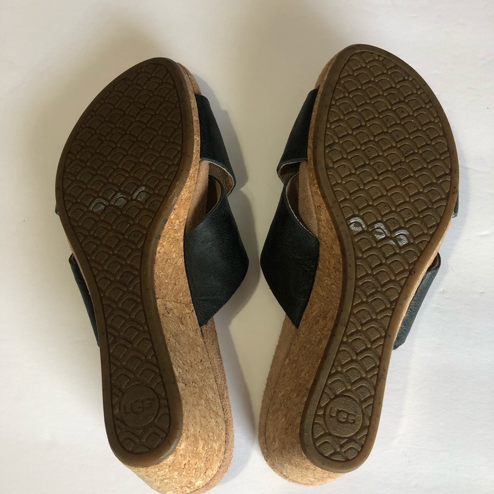 UGG Australia Lyra Women’s Black Sandals Size:8 - Picture 6 of 13